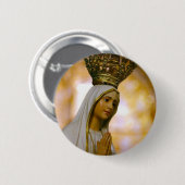 Unsere Dame von Fatima Button (Vorne & Hinten)