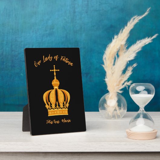 Unsere Dame von Fatima Fotoplatte (Seite)