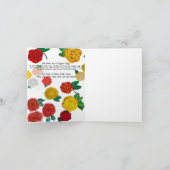 Unsere Dame von Fatima - Ich betete für Ihre Karte (Innenseite)