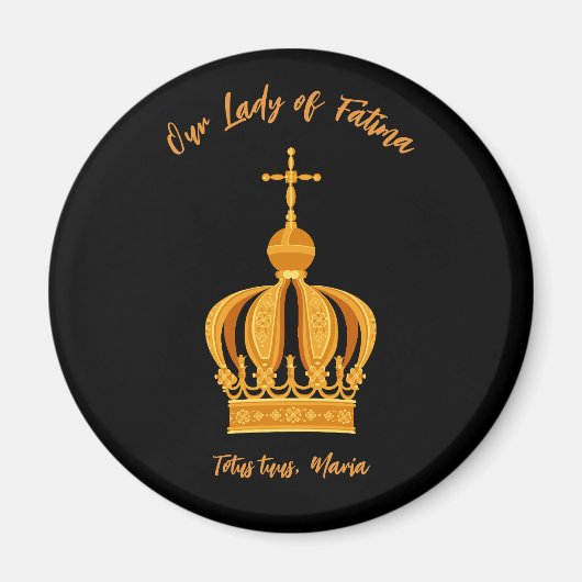 Unsere Dame von Fatima Magnet (Vorne)