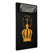 Unsere Dame von Fatima Mini Klemmbrett (Schrägansicht)