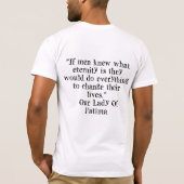 Unsere Dame von Fatima-Shirt T-Shirt (Rückseite)