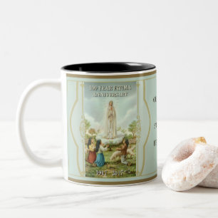 Unsere Dame von Fatima u. von St. Martha Zweifarbige Tasse