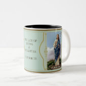 Unsere Dame von Fatima u. von St. Martha Zweifarbige Tasse (VorderseiteRechts)