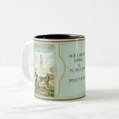 Unsere Dame von Fatima u. von St. Martha Zweifarbige Tasse (Vorderseite Links)