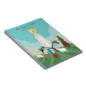 Unsere Dame von Fatima und die drei Hirten Notizblock (Rechte Seite)