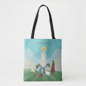 Unsere Dame von Fatima und die drei Hirten Tasche (Vorderseite)