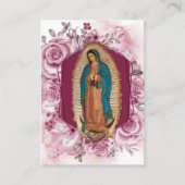 Unsere Dame von Guadalupe, Beerdigung der mystisch Platzkarte (Vorderseite)