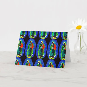 Unsere Dame von Guadalupe Black Madonna Karte