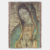 Unsere Dame von Guadalupe Blanket/Wand hängend Decke (Vorderseite Vertikal)