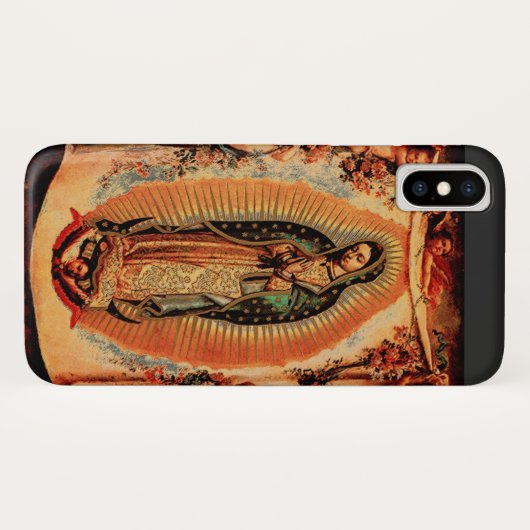 Unsere Dame von Guadalupe Case-Mate iPhone Hülle (Rückseite (Horizontal))