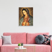 Unsere Dame von Guadalupe, ein ehrenvolles Bild Leinwanddruck (Insitu (Wohnzimmer))
