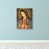 Unsere Dame von Guadalupe, ein ehrenvolles Bild Leinwanddruck (Insitu (Holzboden))