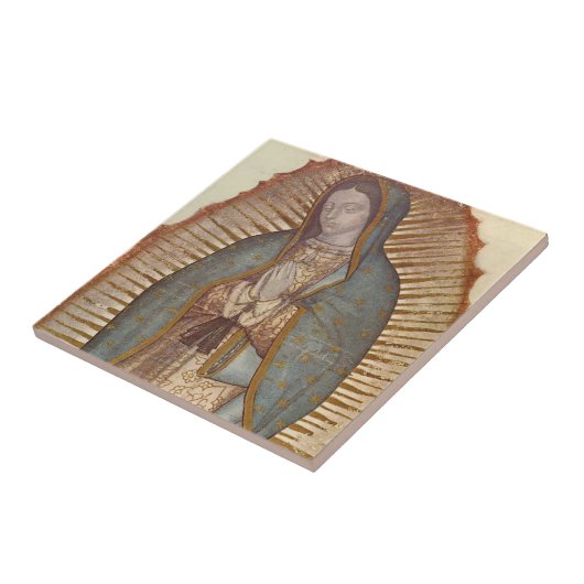 unsere Dame von Guadalupe Fliese (Seite)