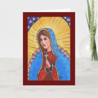 Unsere Dame von Guadalupe - Grußkarte