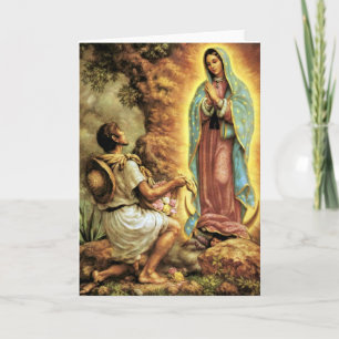 Unsere Dame von Guadalupe Juan Diego Karte