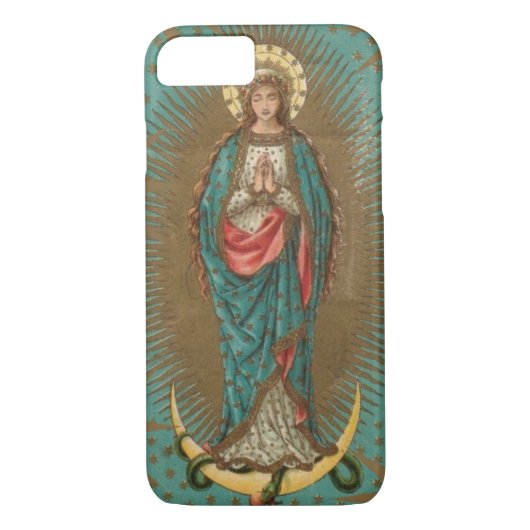 Unsere Dame von Guadalupe-JUNGFRAU MARY Case-Mate iPhone Hülle (Rückseite)