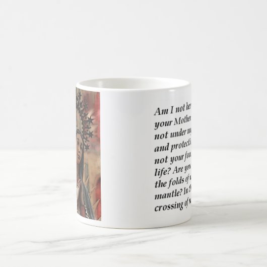 Unsere Dame von Guadalupe Kaffeetasse (Mittel)