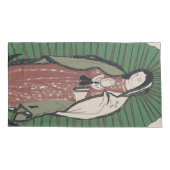 unsere Dame von Guadalupe Kissenbezug (Rückseite-Links)