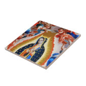 Unsere Dame von Guadalupe Kroning Keramik Tile Fliese (Seite)