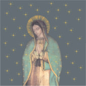 Unsere Dame von Guadalupe, maßgeschneiderte Vinyl- Aufkleber (Vorderseite)