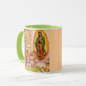 Unsere Dame von Guadalupe mit Juan Diego Tasse (Vorderseite Links)