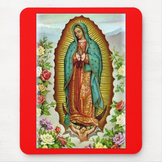 Unsere Dame von Guadalupe Mousepad (Vorne)