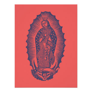 Unsere Dame von Guadalupe Poster