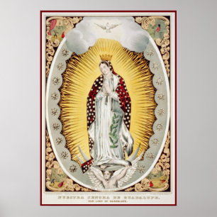 Unsere Dame von Guadalupe Poster