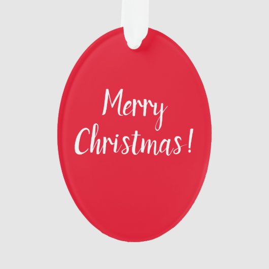 Unsere Dame von Guadalupe Red Holiday Ornament (Rückseite)