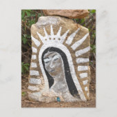 Unsere Dame von Guadalupe Rock Painting, Albuquerq Postkarte (Vorderseite)