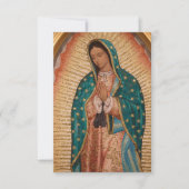 Unsere Dame von Guadalupe Save The Date (Vorderseite)