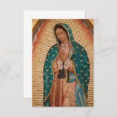 Unsere Dame von Guadalupe Save The Date (Vorne/Hinten)