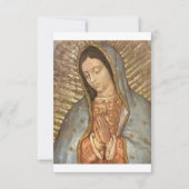Unsere Dame von Guadalupe Save The Date (Vorderseite)