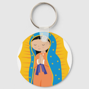 Unsere Dame von Guadalupe Schlüsselanhänger