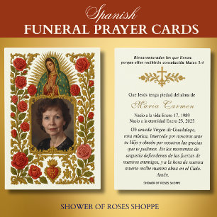 Unsere Dame von Guadalupe, Spanisches Beerdigungsg