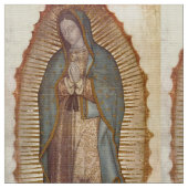 Unsere Dame von Guadalupe Stoff (Nahaufnahme)