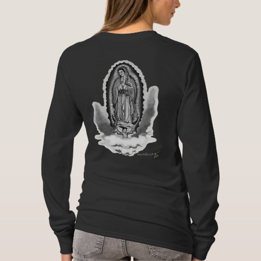 Unsere Dame von Guadalupe T-Shirt (Rückseite)