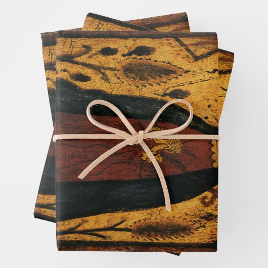 Unsere Dame von Guadalupe von Pedro Antonio Fresqu Geschenkpapier Set (Beispiel)