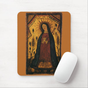 Unsere Dame von Guadalupe von Pedro Antonio Fresqu Mousepad