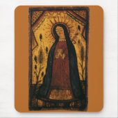Unsere Dame von Guadalupe von Pedro Antonio Fresqu Mousepad (Vorne)