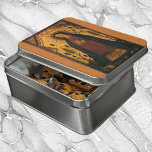 Unsere Dame von Guadalupe von Pedro Antonio Fresqu Puzzle<br><div class="desc">Vintage Illustration religiöses Kunstportrait,  das ursprünglich auf einer Holzplatte mit der Jungfrau,  die Maria betet,  erstellt wurde. Unsere Frau von Guadalupe von Pedro Antonio Fresquís,  c. 1800</div>