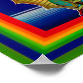 Unsere Dame von Guadalupe zarape 205 Poster (Ecke)