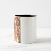 Unsere Dame von Guadalupe Zweifarbige Tasse (Mittel)