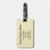 Unsere Dame von GuadalupeSenora Nuestra Gepäckanhänger (Rückseite vertikal)