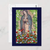 Unsere Dame von Guadelupe Postkarte (Vorne/Hinten)