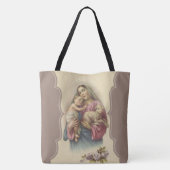 Unsere Dame von Lamm der gute Hirte Jesus Tasche (Rückseite)