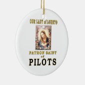 UNSERE DAME von LORETO Keramik Ornament (Rechts)