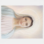 Unsere Dame von Tihaljina, Königin der Friedensbla Fleecedecke (Vorderseite (Horizontal))