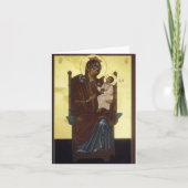 Unsere Dame Walsingham - die Theotokos Karte (Vorderseite)